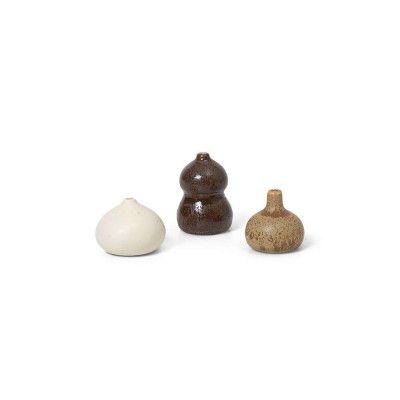 ferm LIVING - Komo Mini Vases Set of 3 Multi