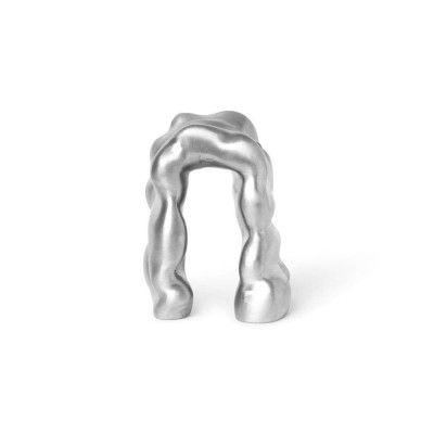 ferm LIVING - Morf Sculpture Brushed Aluminium