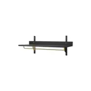 ferm LIVING - Sector Rack Hylla Black Ash/Brass