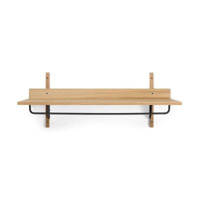 ferm LIVING - Sector Rack Shelf Oak/Black Brass
