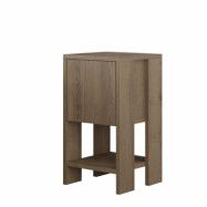 FUNZI LIVING Ema sängbord, m. 1 dörr och 1 hylla - Hitit melamin (30x30)