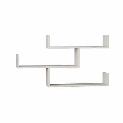 FUNZI LIVING Tibet  vägghylla - vit melamin