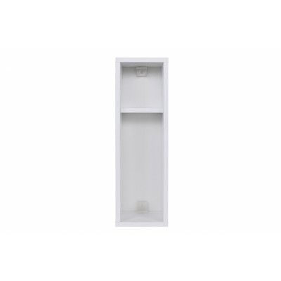 FUNZI LIVING Turra sängbord, m. 1 hylla - vit melamin (20x15)