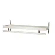 FURBO Nadja hatthylla, m. 1 hylla och h&auml;ngst&aring;ng - tr&auml; och st&aring;l