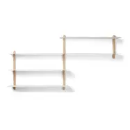 GEJST - Nivo Hylla B Ljus Ek/Vit