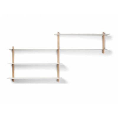 GEJST - Nivo Hylla B Ljus Ek/Vit