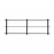 GEJST - Nivo Hylla D Svart Ask/Svart