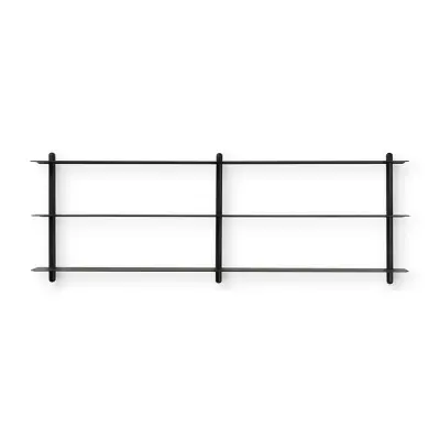 GEJST - Nivo Hylla D Svart Ask/Svart