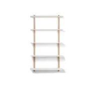 GEJST - Nivo Hylla Large E Ljus Ek/Vit