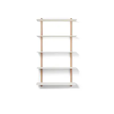 GEJST - Nivo Hylla Large E Ljus Ek/Vit