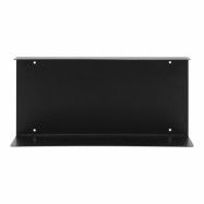 HOUSE NORDIC Liten vägghylla, rektangulär - svart stål (40x18x18)