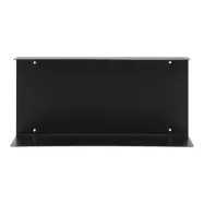 HOUSE NORDIC Liten vägghylla, rektangulär - svart stål (40x18x18)