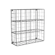 Hylla Koster fyrkantig Svart