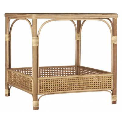 IB LAURSEN Bordsfyrkant m/1 hylla