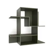 KAVE HOME Ina modulär hyllenhet i grönlackerad MDF 80 x 80 cm FSC 100%