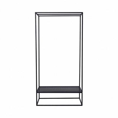 KRISTINA DAM STUDIO  Grid garderobsställ, med hylla - svart stål