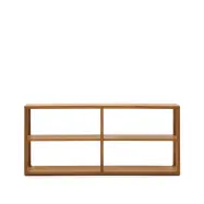 KAVE HOME Maymai hylla med struktur i massiv ek 180 x 81 cm