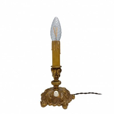 Lamphjärta Hugo lampfot, mässing