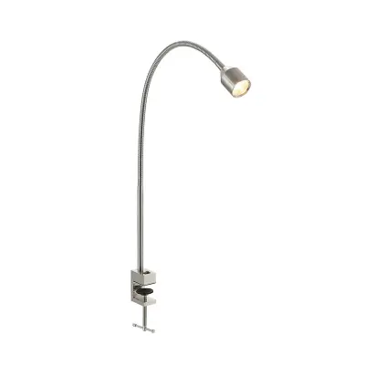 Lindby - Hanilo LED Klämlampa Nickel