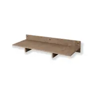 MATER - Edge Hylla W60 Coffee Waste Mörk