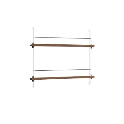 Moebe - Magazine Shelving 65 Hylla Smoked Oak White