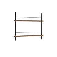 Moebe - Magazine Shelving 65 Hylla Smoked Oak/Black