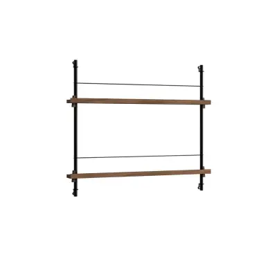 Moebe - Magazine Shelving 65 Hylla Smoked Oak/Black