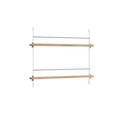 Moebe - Magazine Shelving 65 Hylla Oak White