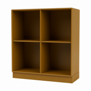 Montana SHOW hylla 69,6x69,6 cm, sockel 7 cm 142-Amber