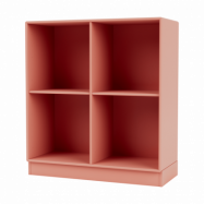 Montana SHOW hylla 69,6x69,6 cm, sockel 7 cm 151-Rhubarb
