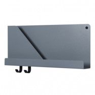 Muuto Folded hylla 51x22 cm Blue-Grey