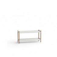 NINE - Bolt Shelving 1000 2 Shelves Grey NINE