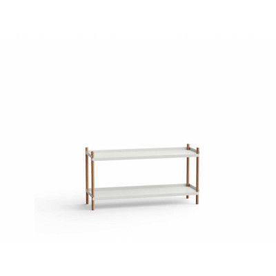 NINE - Bolt Shelving 1000 2 Shelves Grey NINE