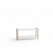 NINE - Bolt Shelving 1000 2 Shelves White NINE