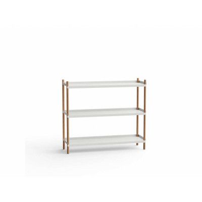 NINE - Bolt Shelving 1000 3 Shelves Grey NINE