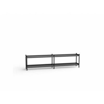 NINE - Bolt Shelving 2000 2 Shelves Black Anthracite NINE