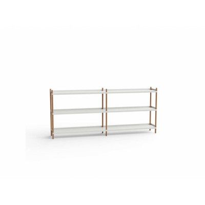 NINE - Bolt Shelving 2000 3 Shelves Grey NINE