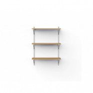 Nine - Inline Wall Shelving Large H90 3 Shelves