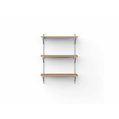 Nine - Inline Wall Shelving Large H90 3 Shelves