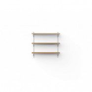Nine - Inline Wall Shelving Small H90 3 Shelves