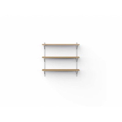 Nine - Inline Wall Shelving Small H90 3 Shelves
