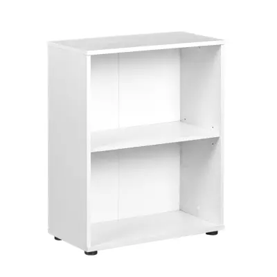 NORDIC LIVING COLLECTION Arco 1 vit bokhylla med 2 fack