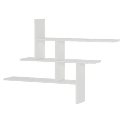 NORDVÄRK Germen vägghylla - vit melamin