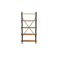 NORDVÄRK Nero bokhylla, valnöt Svart