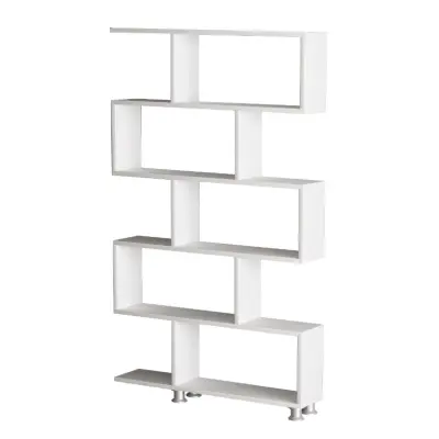 NORDVÄRK Nilüfer bokhylla, vit