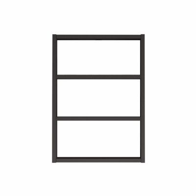 NORDVÄRK PR1 vägghylla - svart melamin