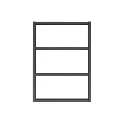 NORDVÄRK PR1 vägghylla - antracitgrå melamin