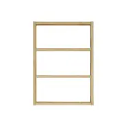 NORDVÄRK PR1 vägghylla - naturlig melamin