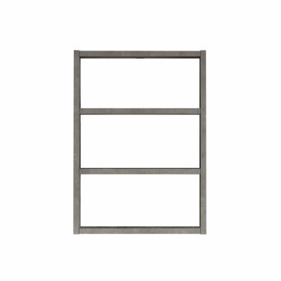 NORDVÄRK PR1 vägghylla - silvermelamin