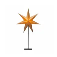 Pappersstjärna på fot, beige 80cm